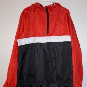 Zine Sprint Black & Red Windbreaker Jacket